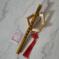 竖笛33CM+中国结+笛膜 古风笛子横笛 竹笛 易吹响 竹笛笛子初学 表演演凑笛子 古典笛