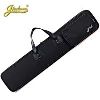 黑色 送1笛膜1笛胶1润滑膏 金川竹笛包 加棉加厚七支装71cm笛子包可提拎可单肩背便携竹笛包