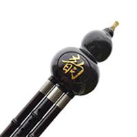 降B调+中国结 升级款]胶木树脂双音葫芦丝乐器可拆卸降b调c调初学成人儿童演凑