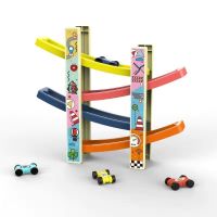 小号滑翔轨道(3个小车) 益智多层轨道车趣味滑翔车儿童玩具停车场男孩1-3-10岁宝宝小汽车