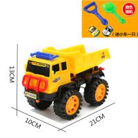 中号滑行翻斗[送铲子耙子小车] 超大号挖掘机翻斗车玩具儿童玩具挖机男孩工程车挖土机玩具大卡车