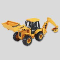 双头造型工程车 小汽车玩具男孩挖掘机推土机模型工程车惯性回力车套装儿童挖土机