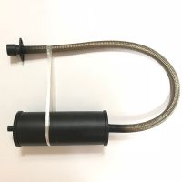 三轮车110全软铁一根 宗申福田隆鑫三轮车摩托车排气管筒110-300型改装静音万能消音器