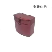 红色小号 电动三轮车铁工具箱 福田宗申隆鑫摩托三轮配件改装随车储物铁箱