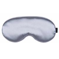 双面真丝-灰色 遮光款[隔音耳塞+防尘袋] 充电USB真丝蒸汽眼罩热敷缓解眼疲劳加热护眼罩男女睡眠助眠遮光