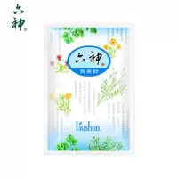 75g爽身粉1袋 六神爽身粉袋装儿童祛痱粉成人老牌子正牌清凉干爽吸汗带粉扑