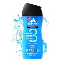 运动后舒缓250ml 阿迪达斯沐浴露男士洗发沐浴二合一洗护清凉留香