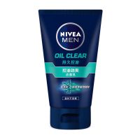 控油劲爽洁面乳100g +8ml洗发水 妮维雅男士洗面奶控油抗痘深层清洁保湿补水护肤官方洁面乳泥