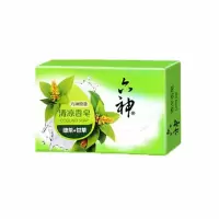 清凉香皂(绿茶甘草) 一块 六神清凉香皂绿125g批发洗澡清香型持久留香家庭装沐浴皂