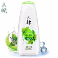 清凉爽肤200ML 六神沐浴露清凉冰凉易冲洗大瓶家庭浓缩男女士学生清香沐浴乳液