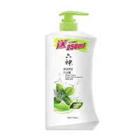 1000mL 六神沐浴露清凉爽肤(绿茶+甘草)750+250ml 新老包装随机江浙沪