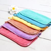 [彩色4条装25*25] 抹布厨房吸水不掉毛不沾油洗碗布百洁布挂式擦手巾清洁巾家用方巾