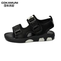 A803黑色 23 儿童沙滩鞋男童凉鞋新款韩版夏季中大童防滑软底男孩休闲童鞋