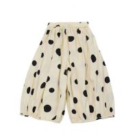波点(阔腿裤) 90 cm(建议20-25斤内) 女童套装夏装2021新款两件套背心短袖休闲灯笼裤薄款波点阔腿裤潮