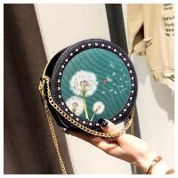 蒲公英 ins超火小包包女2021新款潮韩版卡通小圆包萌斜挎少女链条斜挎包