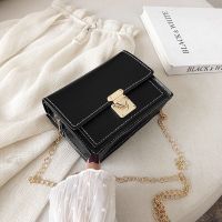 黑色插锁 包包女2019新款潮韩版百搭可爱萌斜挎包链条单肩包猪猪包小圆包