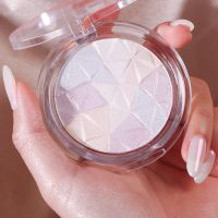 01#薰衣草 单品 Bueqcy钻石高光修容盘独角兽神仙闪粉脸部提亮珠光粉饼李佳琦推荐