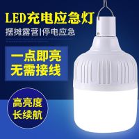 30瓦体验高亮款[送充电线] LED充电灯泡夜市摆摊野外露营神器家用停电超亮防水充电式应急灯
