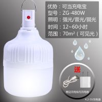 壮观品牌+多档照明款+白光 普亮7. 体验款[赠线 亮5分钟] 应急灯泡夜市摆摊充电usb灯户外防水野营烧烤帐篷多功能L