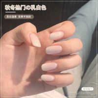 乳白色 美甲店专用蛋白乳白色黑色甲油胶透白果冻光疗胶2021指甲油胶流行