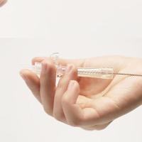 奶瓶内吸管刷1根(不锈钢) 硅胶奶瓶刷奶嘴刷洗奶瓶刷子清洁刷套装婴儿奶瓶刷便携清洗旋转