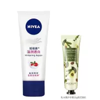 [亮肤透白]手霜50ml+30ml 妮维雅美白身体乳保湿补水干皮滋润清爽改善鸡皮甘油润肤乳液学生
