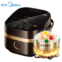 美的(Midea)电饭煲IH电磁加热4升钛金鼎釜内胆24H预约一锅两煮电饭锅(商场同款)MB-HS4006Pro