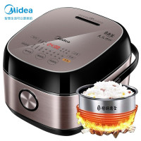 美的(Midea)电饭煲MB-HS5075 电饭锅 家用5L容量家用IH电磁加热 内胆材质钢胆特色功能预约功能