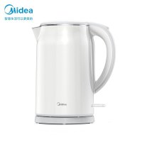 美的(Midea)电水壶电热水壶家用防烫全钢无缝不锈钢大功率快速1.7L容量开水壶智能烧水壶热水壶SH17M301a