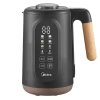 美的(Midea)小型迷你豆浆机 高转速破壁豆浆机双层防烫智能控温豆浆机破壁免滤多功能料理搅拌机 DJ10B-P701