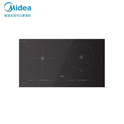 美的(Midea)电磁炉双灶 电磁灶嵌入式家用电灶台式电陶炉双头镶嵌式电磁灶一电一陶 MC-DZE3551