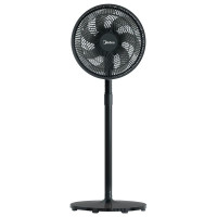 美的(Midea)电风扇SAF30AB 落地扇台立两用款家用大风力节能广角摇头电扇 七叶机械款黑色