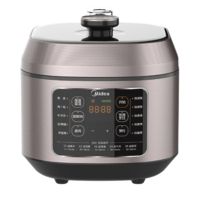 美的电压力锅 5L 一体化 创新少盐提鲜 高压快煮 精钢厚釜 24h预约 大火收汁 MY-C540G