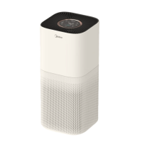美的(Midea)空气净化器KJ500G-F11卧室专用专业级除甲醛除菌除异味 99.9%除菌率 负离子室内净化机