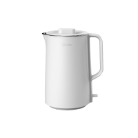美的(Midea) 热水壶MK-SH15Q1-201家用便携烧水壶双层防烫电热水壶不锈钢无缝内胆电水壶1.5L电开水壶