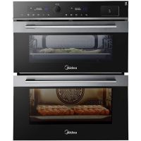 发完即止,不延期发货:美的BS50D0W嵌入式蒸烤一体机 85L大容量家用多功能搪瓷内胆 上蒸下烤 85L