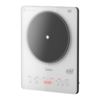 美的(Midea)电磁炉家用薄电磁灶恒匀火立体火锅炉煎炒炖煮涮炸臻彩琉晶面板多功能四重防水线下同款 MC-22RB12