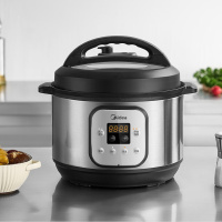 美的(Midea)电压力锅 10升高压锅1500W大功率 0涂层内胆多功能电饭煲高压烹饪锅无涂层内胆MY-GPC1001