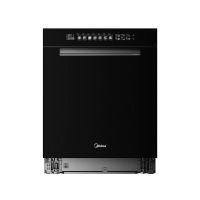 美的(Midea)嵌入式智能洗碗机大容量热风烘干三层喷臂独嵌两用快速洗高温消毒[15套顶控双显] S62-M