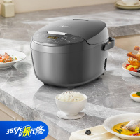 美的(Midea)电饭煲家用电饭锅小型多功能不沾煮饭锅全自动 3L五层内胆黑瓷圆灶釜24H智能预约 RA303