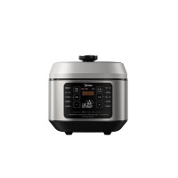 美的(Midea)语音电压力锅MY-C5635电高压锅压力煲5升大容量特色无水焗家用智能一锅双胆上蒸下煮煮饭炖菜锅