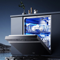 美的(Midea)洗碗机嵌入式14套M6家用大容量 一级水效 母婴级四星消毒 热风烘干 节能分层洗 一键单消毒