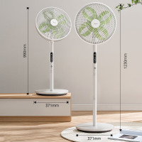 美的(Midea)安睡风扇家用电风扇直流变频循环风扇1级能效[幸运草风扇PLUS-WIFI智控]SDI35MQ