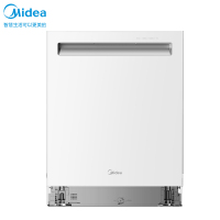 美的(Midea)家用15套洗碗机W9白色 一级水效四星消毒双驱变频热风烘干节能分层洗多彩触控大屏72h新风抑菌刷碗机