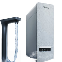 美的(Midea)[白泽2.0净矿 1200G]0阻垢剂净水器直饮 6年RO反渗透过滤器 矿物质厨下双出水净水机