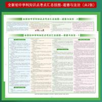 初中知识点挂图学习全套语文数学英语公式地理各科重点人教版大全 道德与法治(2张)