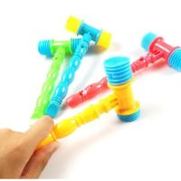 幼儿童会发声音双头BB锤亲子打地鼠桌游道具英语课堂互动教具3岁6 发声笛子小锤单个价格