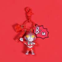 发光奥特曼挂件公仔钥匙扣书包挂饰生日礼物男生创意汽车钥匙挂件 奥特曼Biu牌 第二件半价