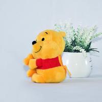 抱抱魔术贴书包挂件玩偶公仔可爱日系背包挂饰女唐史迪仔卡通 魔术贴挂件-维尼熊