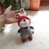 正版METOO冬装提拉米兔小兔子公仔毛绒钥匙扣书包挂件包包挂饰品 冬装提拉米兔17厘米红帽子